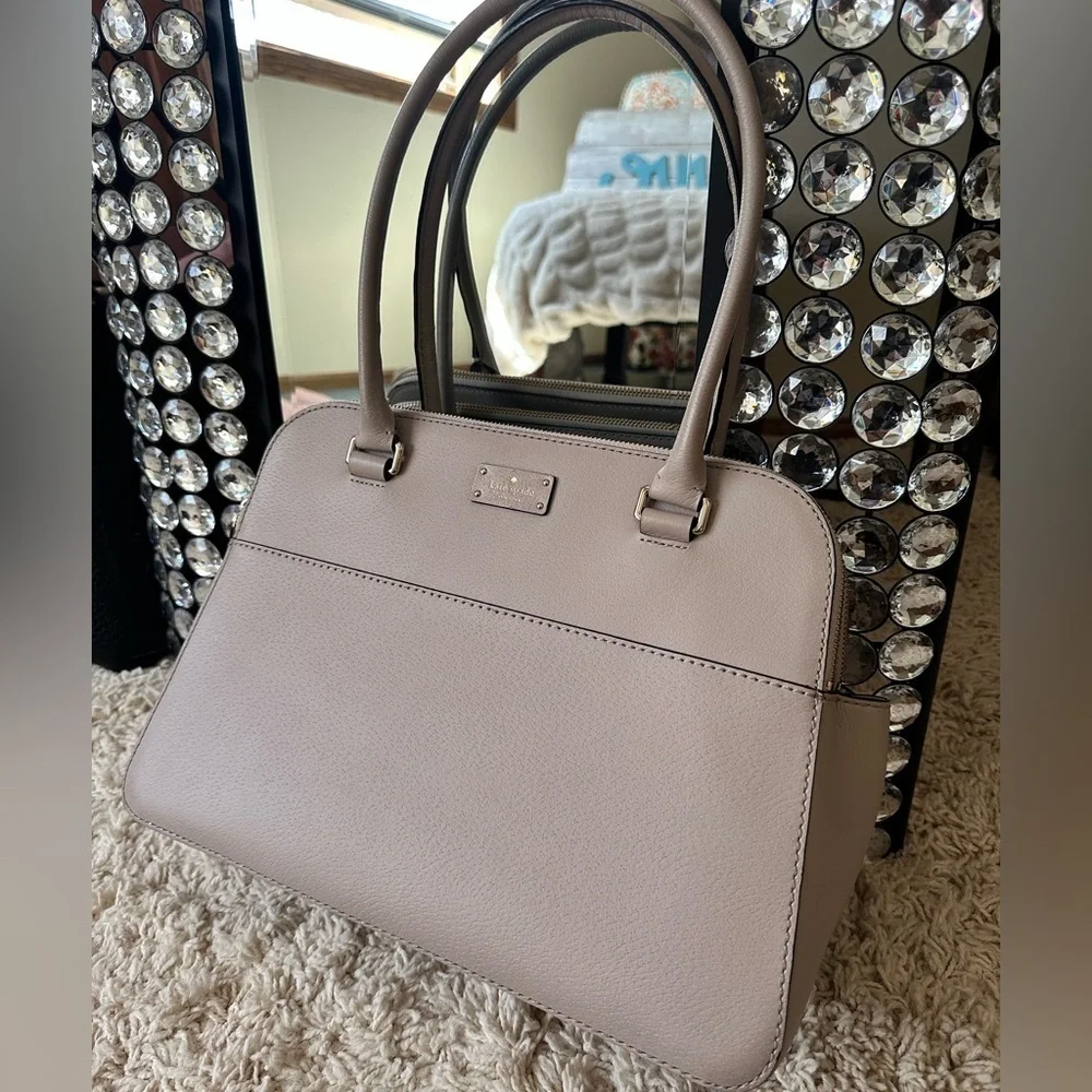 Kate Spade Terri Grove Street Terri Almondine Leather Shoulder Bag